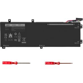 56WH RRCGW H5H20 0RRCGW School Laptop Battery for Dell XPS 15 9550 15-9550 9560 9570 Precision 15 5510 5520 5530 Series P56F P56F001 5D91C 62MJV M7R96 0RRCGW 062MJV Mobile Workstation Notebook