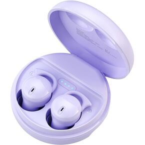 Invisible Sleep Headphones,Sleep Earbuds for Side Sleepers,Sleep Earphones Comfortable Noise Blocking, Bluetooth 5.3 Wireless Headphones for Sleeping,Running,Driving,Hiking - Purple