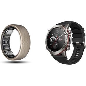 Amazfit Helio Smart Ring Size 10 + Falcon Smart Watch Bundle