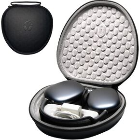 for Apple AirPods Max Case Accessories: WIWU AirPod Max Case with Sleep Mode, Full Protection Water-Resistant, Slim Lightweight Hard Organizer | Headphones Case AirPod Max Accessories Fits 1st 2nd Gen