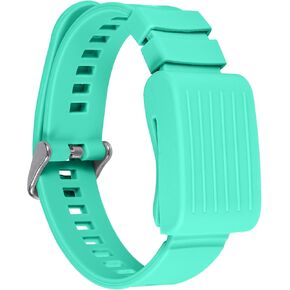 BOXOB Silicone Band Compatible with Whoop 3.0 4.0, Waterproof Replacement Fitness Band Soft Silicone Strap Wristband for Sports Exercises
