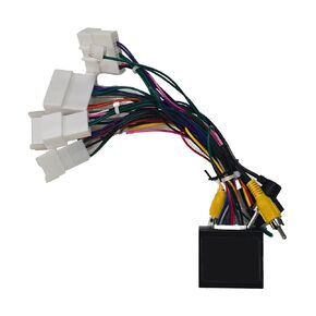 NHOPYHT JBL Harness Adapter for Toyota Car Stereo Radio Power Cable Adapter with Canbus 16PIN Power Socket for Toyota RAV4 Camry Corolla Prius Tacoma Highlander Tundra Prado Fortuner