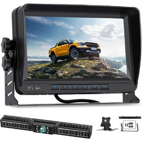 Digital Wireless Backup Camera Kit, HD 1080P Reverse Camera Kit with Super Night Vision, IP69 Waterproof Rear View Camera 7'' LCD Monitor Plug and Play RV Camera for RVs Trucks Campersr