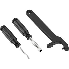 Enhanced Tool Kit - with Front Sight Removal, Magazine Disassembly, and Pin Punch Tools for Glock Models 17 19 19x 22 23 26 27 34 43 43x Accessories