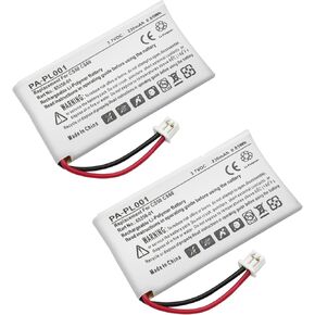 2 Pack 65358-01 64327-01 64399-01 Battery Replacement for Plantronics CS50 CS55 CS60 CS351 CS510 CS520, for Savi W710 W720 410 420 Headset
