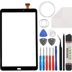 Duotipa Front Glass Screen Replacement Compatible with Samsung Galaxy Tab A 10.1 (2016), SM-T580, SM-T585, 10.1" with Tools-No LCD Screen and Touch Digitizer