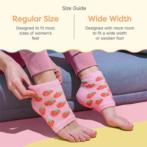 ZenToes Moisturizing Heel Socks 2 Pairs Gel Lined Toeless Spa Socks to Heal and Treat Dry, Cracked Heels While You Sleep (Regular, Gray) in Kuwait