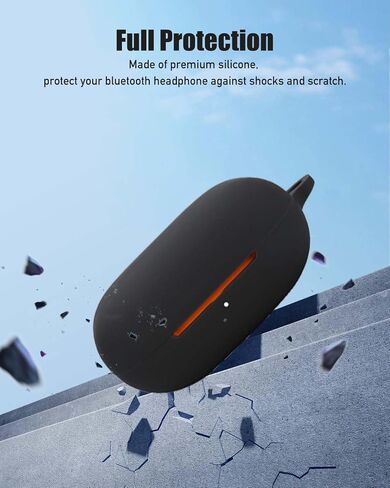 [4 في 1] علبة Beats Powerbeats Pro 2 ، غطاء واقي من السيليكون لـ Beats Powerbeats Pro 2 ، غطاء مقاوم للصدمات بالكامل مع حماية من الخدش ، مع مجموعة المفاتيح والطيران ومجموعة الأنظف ， Black in Kuwait
