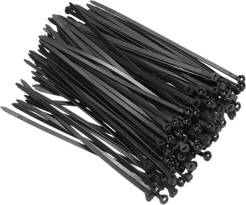 meccanixity 200pcs zip zip legal 10 بوصة ، وعلاقات الكابلات مع أداة قفل الفولاذ المقاوم للصدأ للأسنان المعدنية للمرآب الداخلي في الهواء الطلق in Kuwait