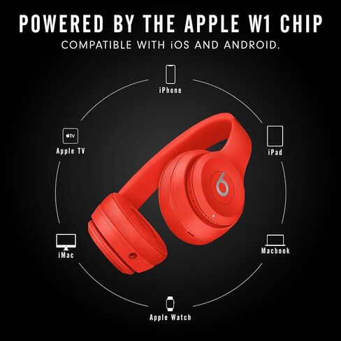 Beats Solo3 Wireless with AppleCare+ for Headphones (2 Years) - Red in Saudi Arabia