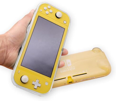 Protective Case for Nintendo Switch Lite, TPU Back Cover, Precision-Molded with Heat Dissipation, Anti-Slip/Scratch/Fingerprint, Ergonomic Grip, Lightweight Durable (Clear) in Saudi Arabia