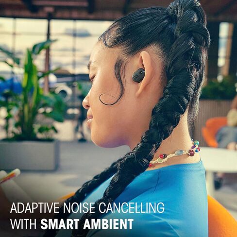 JBL Tune Buds 2 - الضوضاء اللاسلكية الحقيقية لإلغاء سماعات الأذن الصوت المكاني والتكنولوجيا المحيطة الذكية ، 6 ميكروفونات للمكالمات المثالية ، حتى 48 ساعة من التشغيل ، IP54 Dust & Water Resistant (Black) in Kuwait