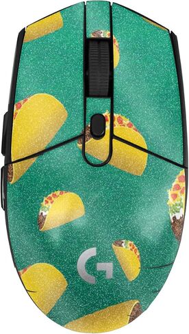 Mouse Skin Compatible with Logitech G305 Lightspeed - Tacos - Premium 3M Vinyl Protective Wrap Decal Cover - Easy to Apply | Crafted in The USA by MightySkins in Kuwait