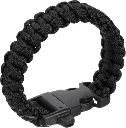 YOKIVE Paracord Survival Bracelet, Hiking Bracelets Rope Braided with Buckle, Keep Safe, Great for Party,Camp,Climb,Outdoor (Dark Green, 9.8-Inch) in Saudi Arabia