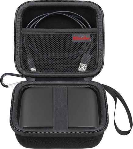 Elonbo Carry Casing for TP-Link Wi-Fi 6 AX1500 TL-WR1502X/ AX3000 TL-WR3002X توجيه السفر ، حامل تخزين توجيه النقطة الساخنة اللاسلكية ، كبل محول الطاقة ، الأسود in Kuwait