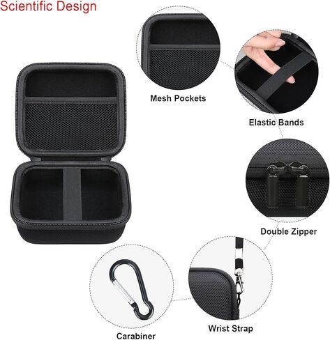 Elonbo Carry Casing for TP-Link Wi-Fi 6 AX1500 TL-WR1502X/ AX3000 TL-WR3002X توجيه السفر ، حامل تخزين توجيه النقطة الساخنة اللاسلكية ، كبل محول الطاقة ، الأسود in Kuwait