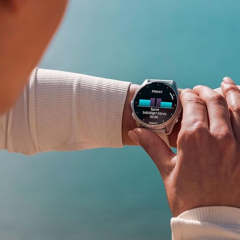 Garmin Fenix ​​8 Amoled Sapphire (47 مم ، رمادي Carbon DLC Titanium) حزمة الساعات الذكية Multisport Multisport - 1.4 بوصة ، مصباح يدوي LED مدمج مع PlayBetter Wireless Runness Ambuds in Saudi Arabia