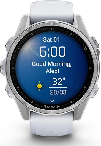 Garmin Fenix ​​8 Amoled Sapphire (47 مم ، رمادي Carbon DLC Titanium) حزمة الساعات الذكية Multisport Multisport - 1.4 بوصة ، مصباح يدوي LED مدمج مع PlayBetter Wireless Runness Ambuds in Saudi Arabia