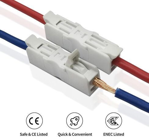 صواميل موصلات الأسلاك المضمنة، موصلات سلكية مدمجة من Dicio، موصل موصل الربط الكهربائي المضمن 4 منافذ 10 قطع مجموعة موصلات محطات الأسلاك المعزولة بعقب لـ 24-12 AWG in Kuwait