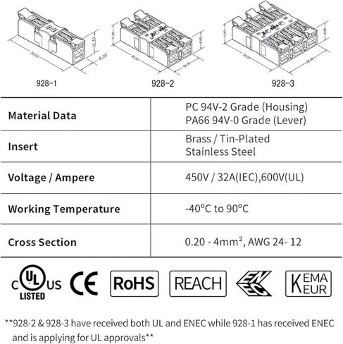 صواميل موصلات الأسلاك المضمنة، موصلات سلكية مدمجة من Dicio، موصل موصل الربط الكهربائي المضمن 4 منافذ 10 قطع مجموعة موصلات محطات الأسلاك المعزولة بعقب لـ 24-12 AWG in Kuwait