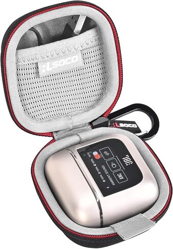 حالة RLSOCO الصعبة لـ JBL TOUR PRO 3/TOUR PRO 2 True Wireless Noves Displuds - Black (CASE فقط) in Kuwait