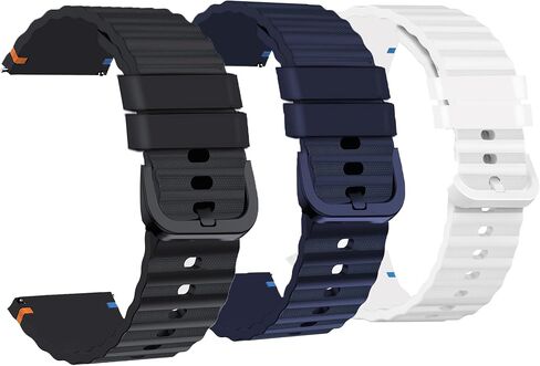 Compatible with Garmin Approach S44 Band, 20mm Quick Release New Silicone Woven Line Adjustable Replacement Strap Compatible for Garmin Approach S50, S44, S42, S40 Smartwatch in Kuwait