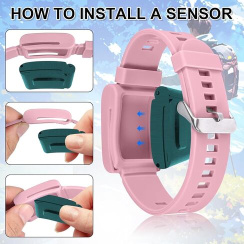 Boxob Silicone Band متوافق مع Whoop 3.0 4.0 ، معصم حزام السيليكون الناعم للبديل عن التمارين الرياضية للتمارين الرياضية in Kuwait