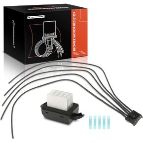 A-Premium HVAC Blower Motor Resistor with Wire Harness Kit Compatible with Chevrolet, Pontiac & Saturn Vehicles - Malibu 2004-2012, G6 2005-2010, Aura 2007-2009 - Replace# 23454134, 15855749
