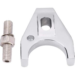distributor hold down clamp, Acouto Car Distributor Clamp, Universal Chrome Billet Aluminum Distributor Clamp Hold Down Distributor Hold Down Clamps for Chevy SBC BBC SB BB HEI Electronic