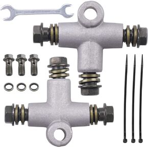 Motorcycle Hydraulic Brake Line Tee Hose Connector 3 Way Adapter with M10 Banjo Bolt for Motorcycle Dirt Bike ATV Moped Scooter,etc.