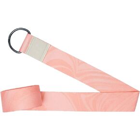 YOGA DESIGN LAB | The Yoga Strap | Luxurious, Extra Long, Super Soft, Eco Printed | Studio Quality, Adjustable | Safely Stretch Further and Hold Longer | 8 ft Long