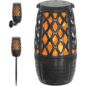 Outdoor Speakers, Portable Wireless Speakers, Outdoor Bluetooth Speakers Waterproof, Patio Speakers, Outdoor Home Speaker, Tiki Torch Speakers, Gifts Bluetooth V5.3 Speakers for iPhone Android