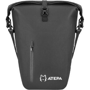 ATEPA Bike Pannier Bag For Bicycles Rear Rack Bike Side Bag Bike Pouch Waterproof Bike Bags For Bicycles Bike Accessories For Adult Bikes Pannier Backpack 27L