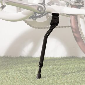 Bike Kickstand -Adjustable Aluminum Alloy Center Mount Bike Kickstand for 20"-28" Inch Mountain Bikes, Road Bikes, BMX, MTB, and Kids’ Bicycles