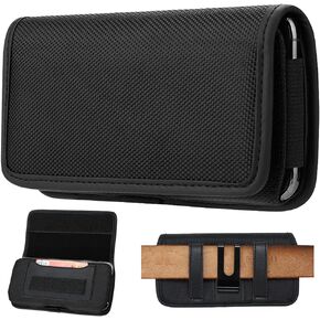 Universal Horizontal Cell Phone Holster Case with Belt Clip for Mobile Phone - XL