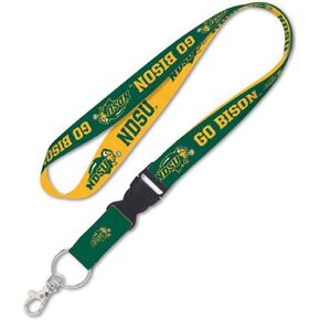 WinCraft North Dakota State NDSU Bison 1 Lanyard Id Holder, Slogan Edition