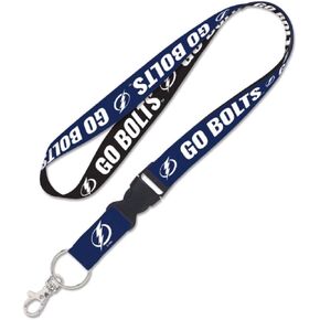 Tampa Bay Lightning SLOGAN Lanyard w/detachable buckle 1"