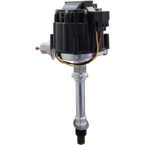 موزع HEI جديد متوافق مع Chevy GM 1955-1983 1984 1985 1986 SBC 283 305 307 327 350 400 BBC 396 427 454 V8 Gas OHC W/Black Cap JM6501 HEID-G9000BK-1 66941CC موزع إشعال عالي الطاقة in Kuwait