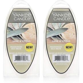 Yankee Candle Lot 2 Fragrance Wax Melts Sage & Citrus