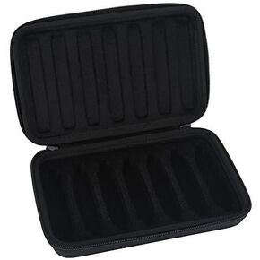 Harmonica Case, Portable PU Leather Harmonica Storage Bag with Zipper Compatible for 7 Harmonicas