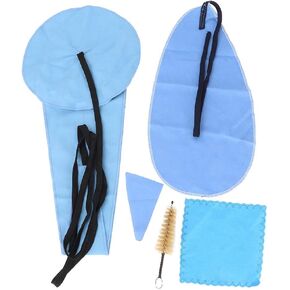 Saxophone Cleaning Kit, Care Set Including Three Dimensional Clean Swab Cloth Mouthpiece Brush Maintenance Cleaner Accessories for Alto Sax Trumpet Tenor Clarinet Flute and Wind Woodwind Instrument