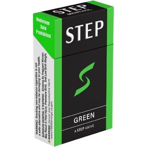 Green Cool Menthol Herbal Cigarettes - Tobacco & Nicotine Free - Tastes Like a Real Cigarette (1 Box = 20ct)