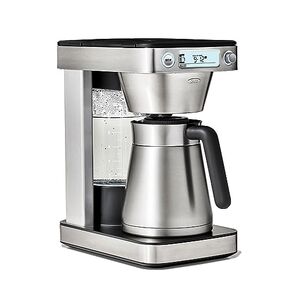 Bundle of OXO Brew 12-Cup Coffee Maker With Podless Single-Serve Function,Silver + OXO Brew Commercial Basket Style Large Coffee Filters