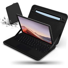 حقيبة كمبيوتر محمول صلبة مقاس 13 بوصة من Smatree لجهاز Microsoft Surface Pro 8/7/6/5/4 مقاس 13 بوصة، وجهاز Surface Laptop Go 3 مقاس 10.5 بوصة، وحافظة Microsoft Surface Pro 8، وحافظة Microsoft Surface Pro 7، وحقيبة كمبيوتر محمول مقاس 12-13 بوصة
