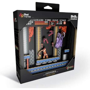 لوحة فنية لصندوق الظلال الكلاسيكي مقاس 9 × 9 بوصة من Castlevania Grim Reaper NES (كبير) (PF-KN-103) in Kuwait