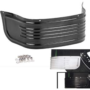 Ribbed Chrome Front Fender Skirt For Harley Touring Road King Electra Tri Glide FLHT FLHR Ultra Classic 1980-2013