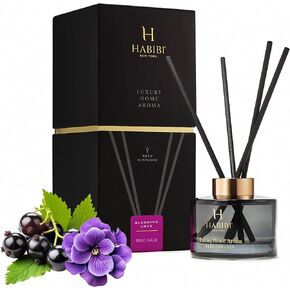 Blooming Love Reed Diffusers for Home – Luxury Home Reed Diffuser Set with 150 ML Oil Diffuser and 4 Bamboo Sticks – Fruity Floral Scent Diffusers for Home – Long-Lasting Fragrance Diffuser