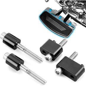 Wsays Driver Floorboard Extension Spacers, Driver Floorboard Extenders kit 1'' Compatible with 2009-2023 Harley Touring Electra Glide Road Glide Road King Street Glide, FL Trikes 2009-2013