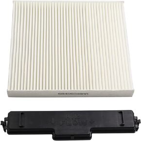 Carbon Cabin Air Filter kit Compatible with Dodge Ram 1500 2500 3500 4500 5500 2007-2012 Mazda CX-7 Air Conditioning Filter & Access Door Replace 68406048AA