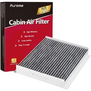 Cabin Air Filter with Activated Charcoal Layer, Compatible with Ford Expedition, F-150, F-150 Lightning, F-250 F-350 F-450 F-550 Super duty, Lincoln Navigator, Replacement for CF12150, 6081C